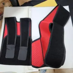 通気性メッシュ サポーター ブラックレッド