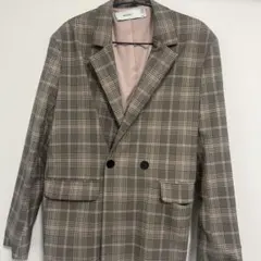 Bershka チェック柄 テーラードジャケット Mサイズ
