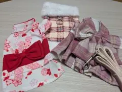 犬服。 超小型犬用。 3種類。