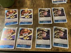 ワンピースカード　X・ドレーク R 4枚、フーズ・フー4枚