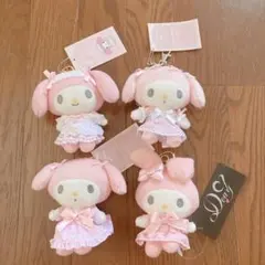 激レア　ディアマイラブ　マイメロ　ぬいぐるみマスコット　4個セット 2026年最新】dear my love マイメロの人気アイテム - メルカリ