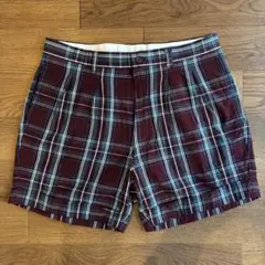 【古着】CHAPS RALPH LAUREN タータンチェック柄ショートパンツのサムネイル