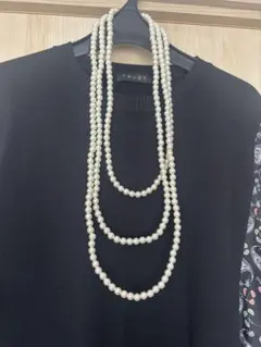 パールネックレス　ロング
