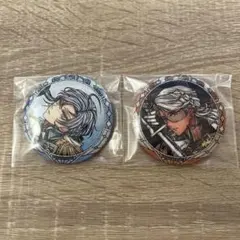 あくねこ　グリッター　缶バッジ　3周年　即購入可　ミヤジ　フルーレ