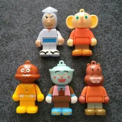 アンパンマン ブロックラボ　スイング フィギュア 5種セット