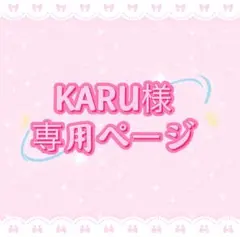KARU様専用ページ