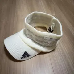 adidas ニットバイザー ホワイト