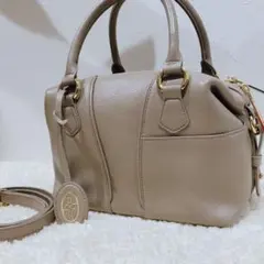濱野皮革工藝 HAMANOフィオーレ 2WAY ミニボストン 美品
