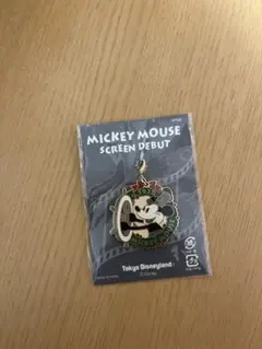 【激レア】ディズニーランド ミッキーマウス スクリーンデビュー キーホルダー