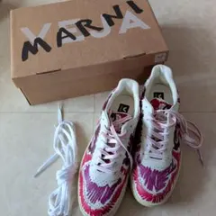 Marni VEJA コラボ スニーカー ホワイト ピンク マルニ 26cmのサムネイル