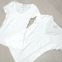 °§♥‥　【H&M】　ホワイト半袖トップス まとめ売り　❨XS❩　‥♥§°
