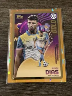 ルベンディアス topps gold ruben dias city
