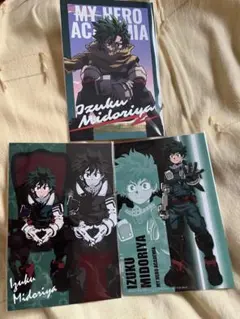 僕のヒーローアカデミア ポストカード ヒーロープラザ 緑谷出久