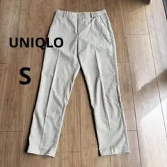UNIQLO●Sサイズ●ベージュ アンクルパンツスラックス レディース