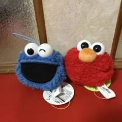 セサミストリート フェイスマスコット 2体セット