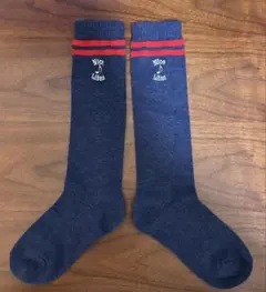 キッズ靴下 ネイビー　ハイソックス