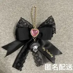マイメロ　エンジョイアイドル　リボンチャーム黒