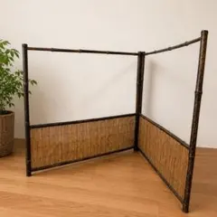 黒竹炉屏〉煎茶道具 折畳式 結界 - メルカリ