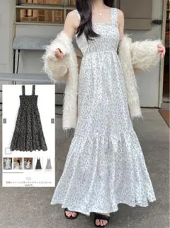 【ほぼ新品】GRL ワンピース 花柄 on227のサムネイル