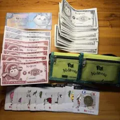 【キッザニア】127キッゾ 財布×2 職業カード&コイン付き