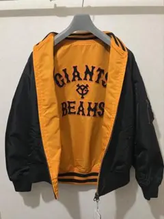 ★新品未使用★ 読売巨人 GIANTS x BEAMS　MA-1 size L