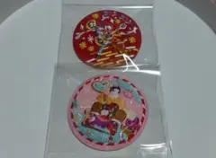 ディズニー刺繍缶バッジ2つセット
