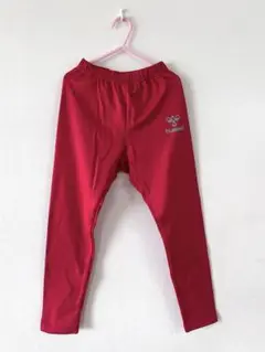 hummel 140㎝　インナー タイツ 赤