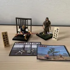 歴史浪漫　決戦！宮本武蔵五番勝負　フィギュア2点セット　美品　解説カード　稀少品