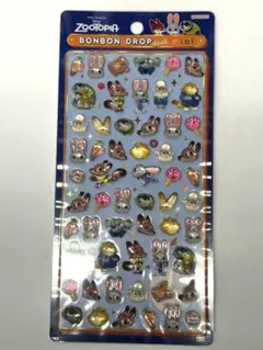【正規品】ボンボンドロップシール　Disney ズートピア ミニ