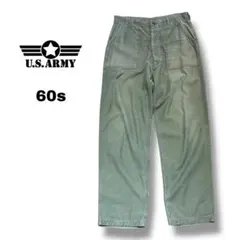 【US.ARMY】60s 米軍実物 ベイカーパンツ OG-107 36×35