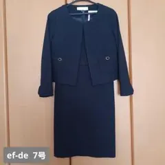ef-de ネイビー ワンピース セットアップ 7号