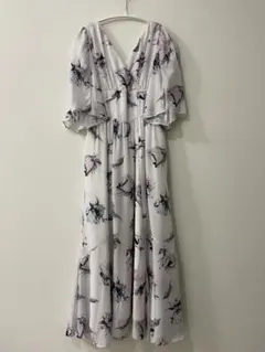 極美品◆ハーリップトゥ ローズブーケドレス ワンピース◇M opal green 極美品◇ハーリップトゥ ローズブーケドレス ワンピース◇M opal green