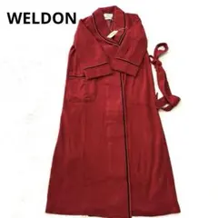 WELDON SLEEPER ウェルドン ガウンコート M 赤 レッド ナイト