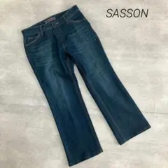 サッソーン SASSON OO-LA-LA ストレートデニム ボタン Mのサムネイル