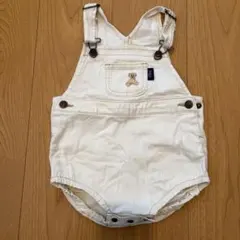 POLO テディベア刺繍ロンパース ダルマオール