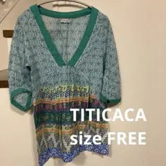 TITICACA✴︎チュニック 五分袖 七分袖のサムネイル