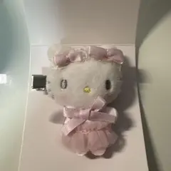 サンリオ シークレットヘアクリップ 白猫バレリーナ ハローキティ