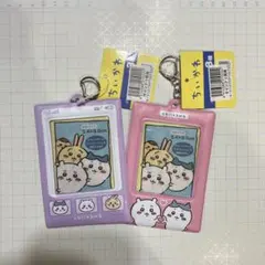 ちいかわ 100均 セリア キャンドゥ クリアカードケース　モモンガ　ハチワレのサムネイル