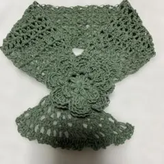 のぶちゃん様専用　お花のマフラー　2本おまとめ