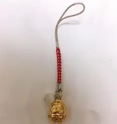フクロウ　ストラップ　根付