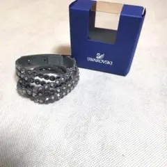 Swarovski スワロフスキー Slake Bracelet ダークグレーのサムネイル