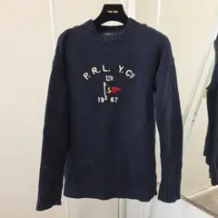ポロラルフローレン P.R.L. Y. Co 1967 刺繍 コットンニット