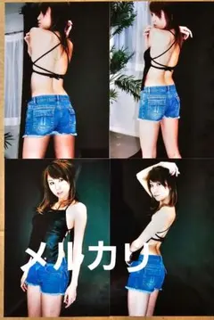 石川加奈子 生写真 4枚セット③レースクイーン（ハガキサイズ） - メルカリ