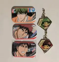 黒子のバスケ　缶バッチ　キャラクターチャーム