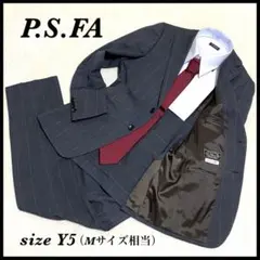 【良品✨】P.S.FA スーツ セットアップ ウィンドウペンチェック グレー M