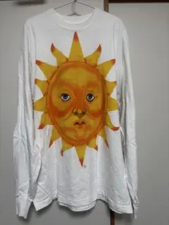 70s USA ロンT 長袖Tシャツ ビンテージ 袖プリ シングルステッチ 白 s-spd12y22n07y7e14.jpg
