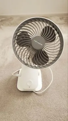 KEYNICE 卓上扇風機 ホワイト