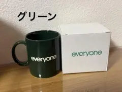 everyone logo mug GREEN マグカップ