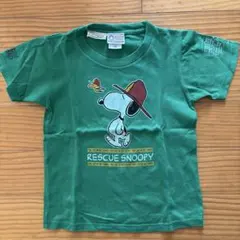130センチ　スヌーピー 緑色 Tシャツ