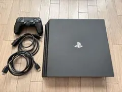 PlayStation 4 本体 + 黒コントローラー + ケーブル